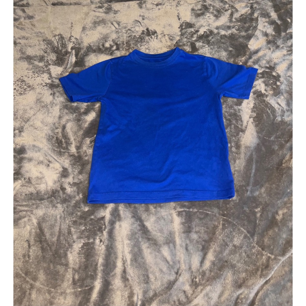 Wonder Nation Boys Royal Blue Short Sleeve Crewneck T-Shirt Size M 8